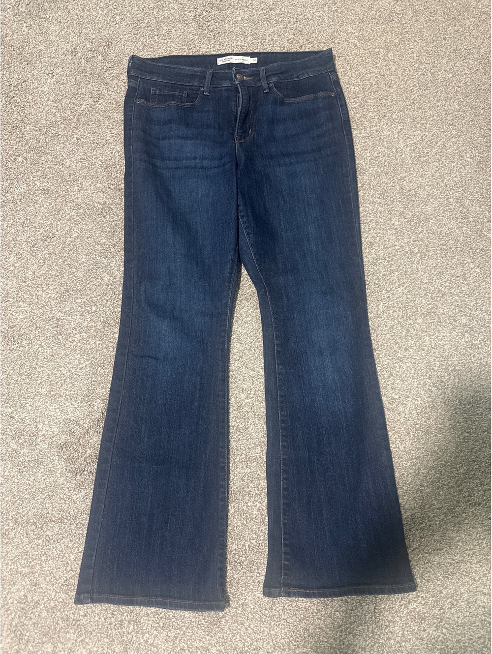 Levi's Signature Mid‎ Rise Bootcut Jeans Size 10 Dark Blue Denim